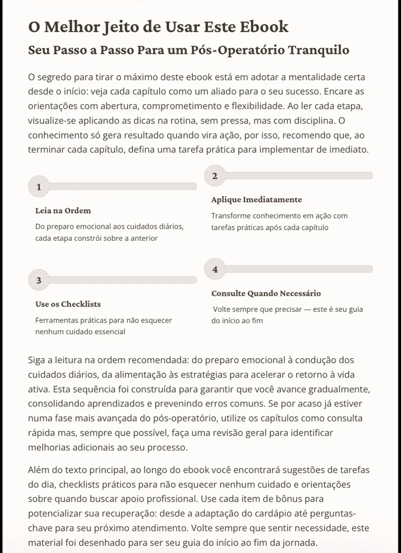 Página do guia: O melhor jeito de usar este ebook